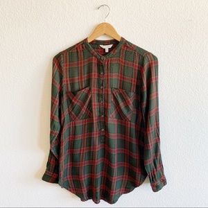 Lucky Brand Plaid Tunic